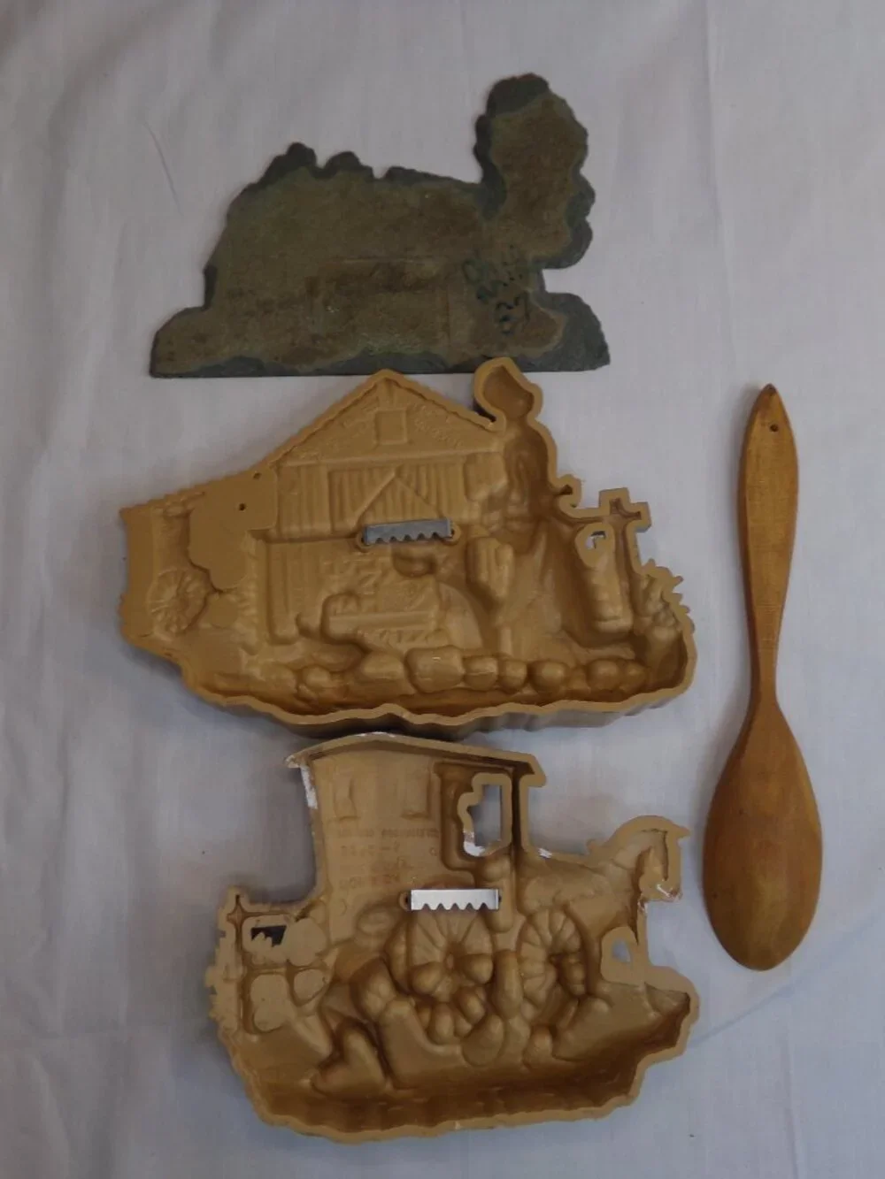 Amish Country Wall Hangings Decor Plaques Wooden Spoon